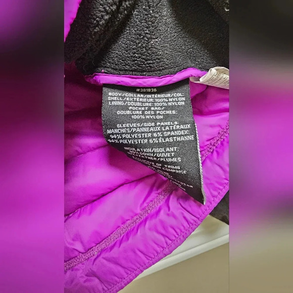 32 Degrees  Light Down Jacket Purple Grey size M - Picture 3 of 5